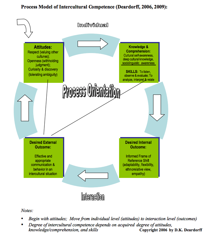 Process Model of Intercultural Competence