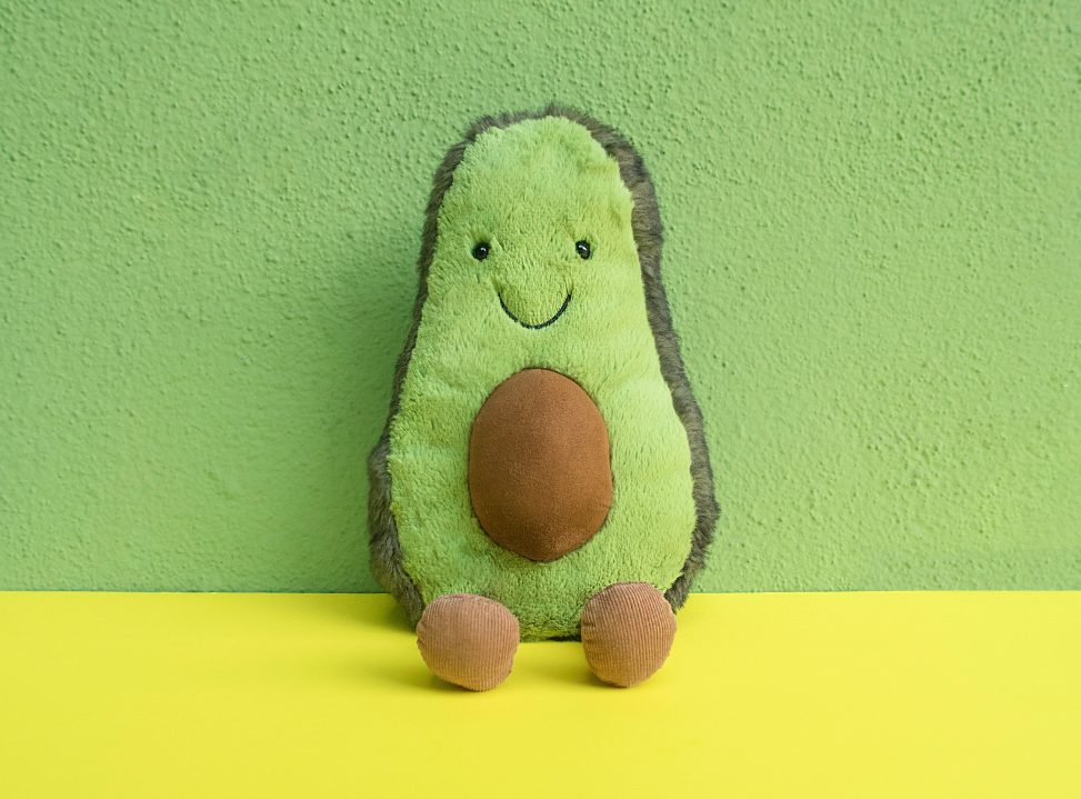 an avocado toy